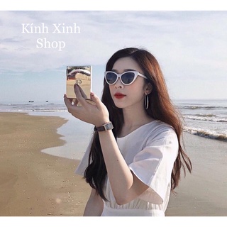 Kính râm nữ Mắt mèo Gọng nhựa dẻo Cao cấp Chống nắng uv