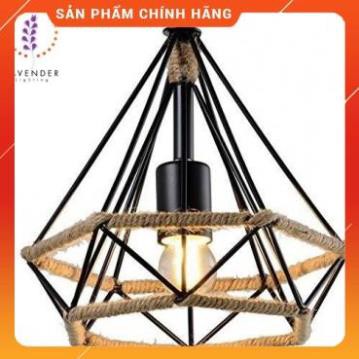 Đèn thả kim cương cuốn dây thừng TH170 thả quan cà phê