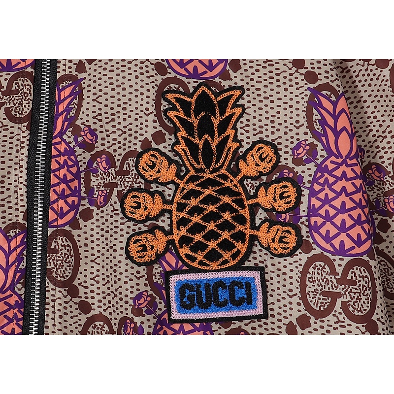 Áo Khoác Khóa Kéo Tay Dài In Họa Tiết G Thời Trang Thể Thao Unisex Size M-XXL