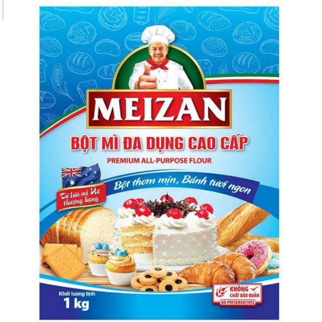 Bột Mỳ Đa Dụng Meizan (1kg)