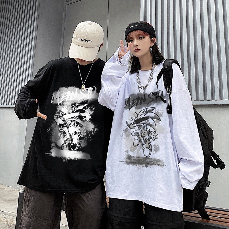 Áo thun tay dài form rộng NEKO.SG, Áo thun Streetwear SWT05