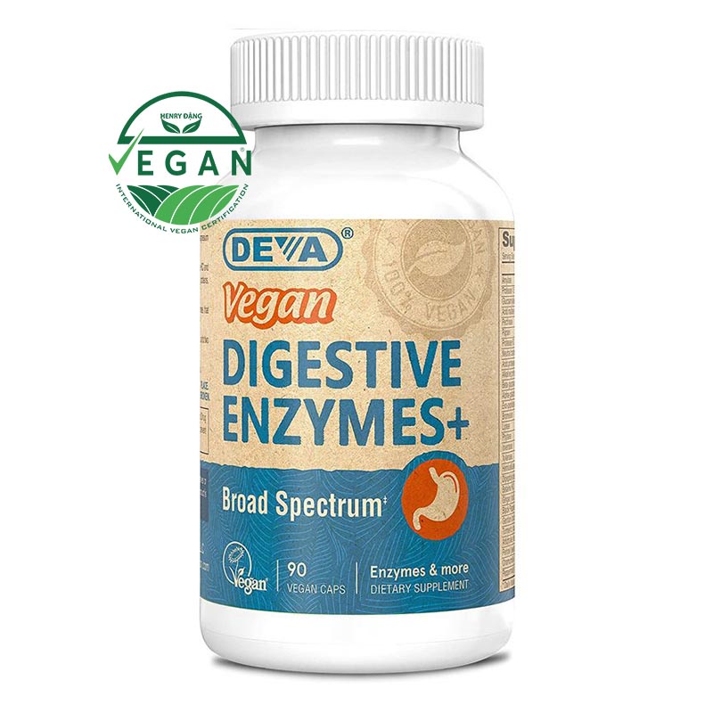 Deva Vegan Digestive Support - Hỗ Trợ Tiêu Hóa Thuần Chay
