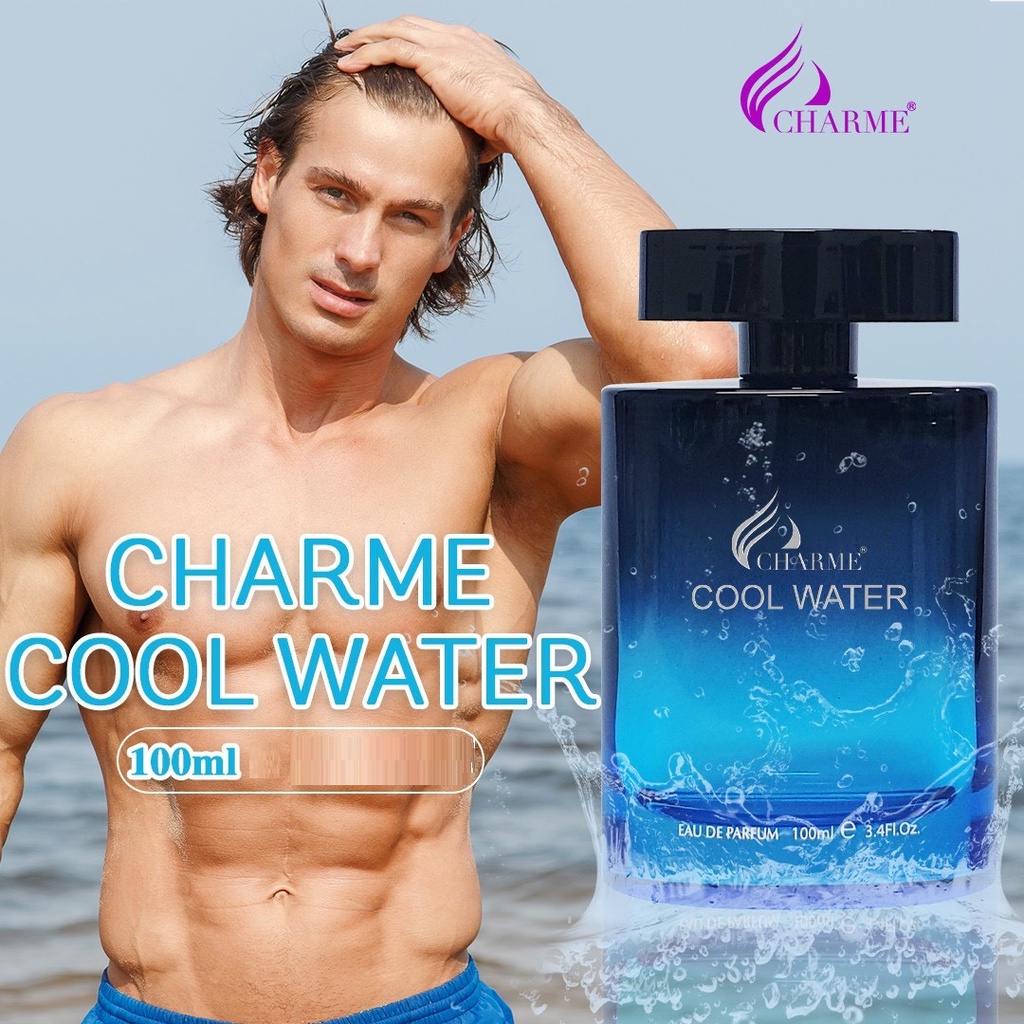 Nước hoa nam Charme Cool Water 100ml phóng khoáng nam tính sâu lắng tự tin