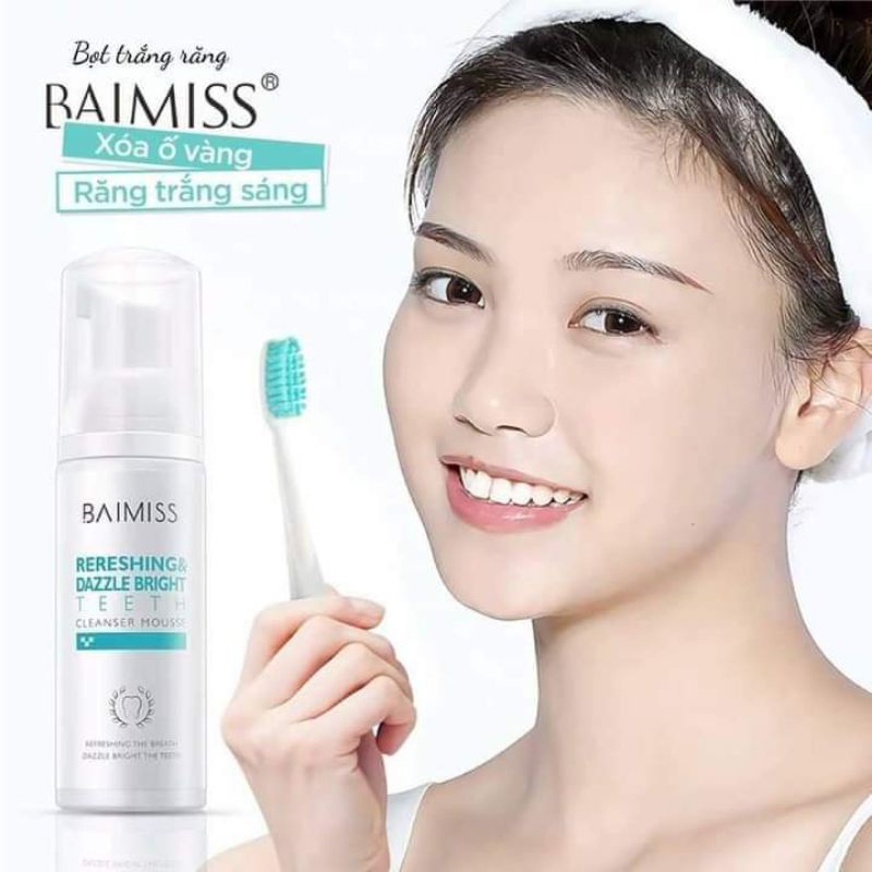 Bọt Sủi Trắng Răng Baimiss Sale Mạnh