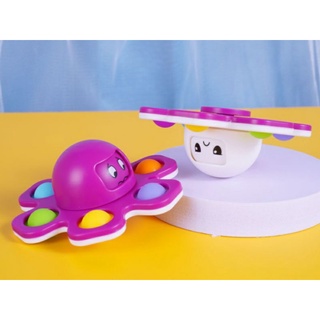 đồ chơi pop it bạch tuộc cảm xúc con xoay