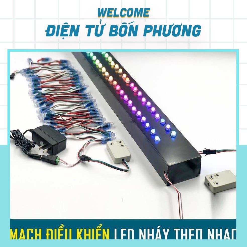 Mạch điều khiển ĐÈN LED nháy theo nhạc 1903 FullColor [ Đã nạp Full hiệu ứng ]