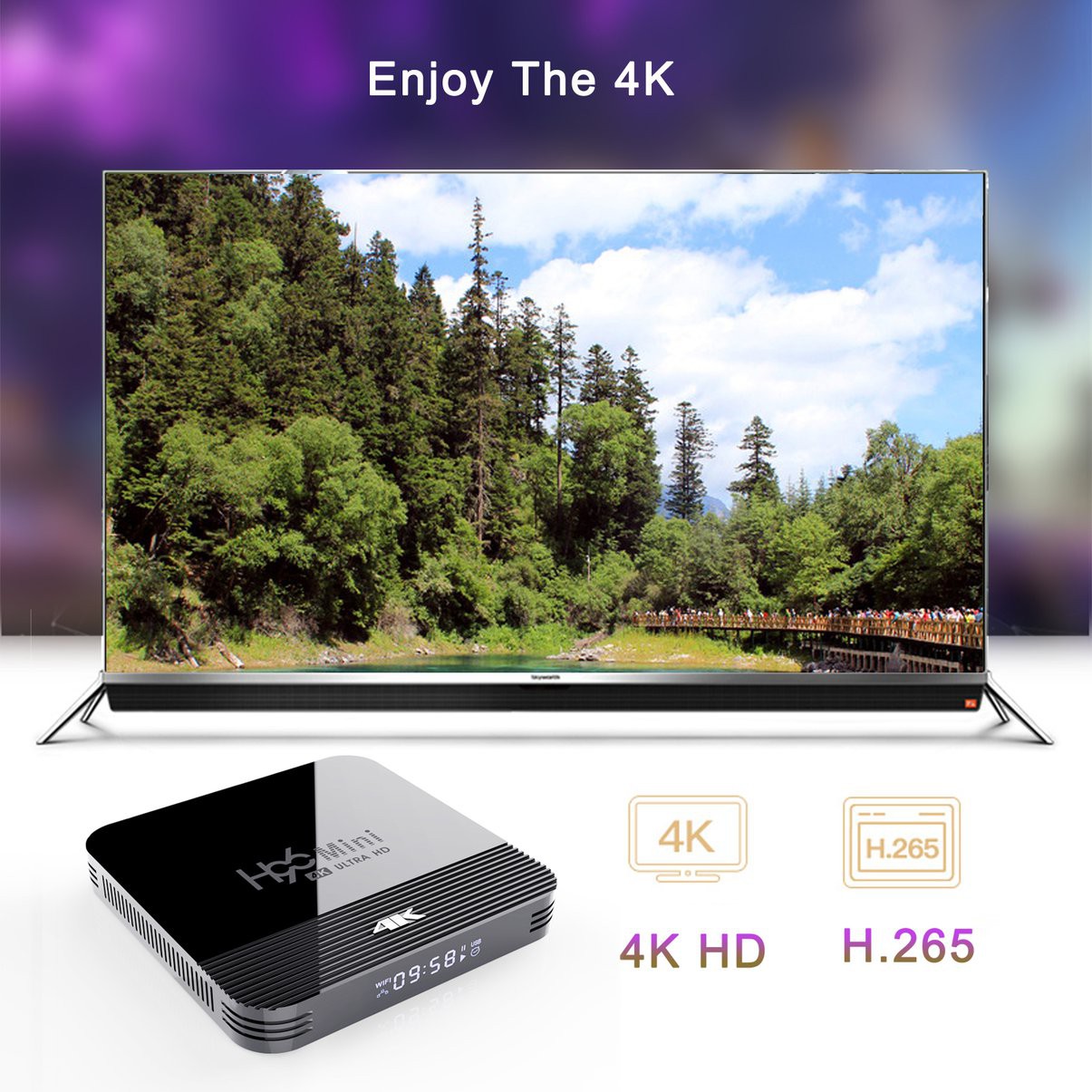 Tv Box H96 Mini H8 Android 9.0 4gb + 8gb 2 + 16gb 2.4g / 5g Wifi 4k | BigBuy360 - bigbuy360.vn
