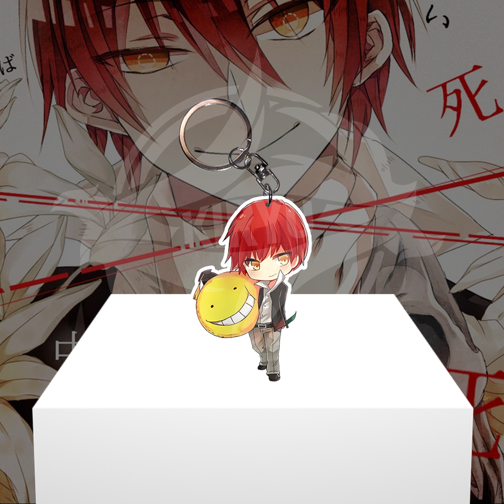 Móc Chìa Khóa Bằng acrylic In Hình Nhân Vật anime ansatsu kyoushitsu akabane karma