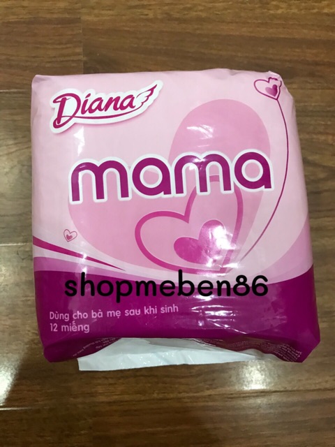 Băng vệ sinh dianna mama - 12 miếng