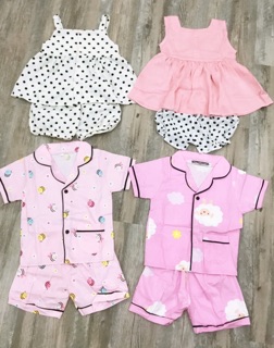 combo set đồ cho bé gái(4bô hoặc bộ và váy)