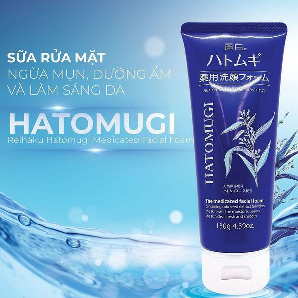 Sữa Rửa Mặt Ý Dĩ Hatomugi Naturie Nhật Bản