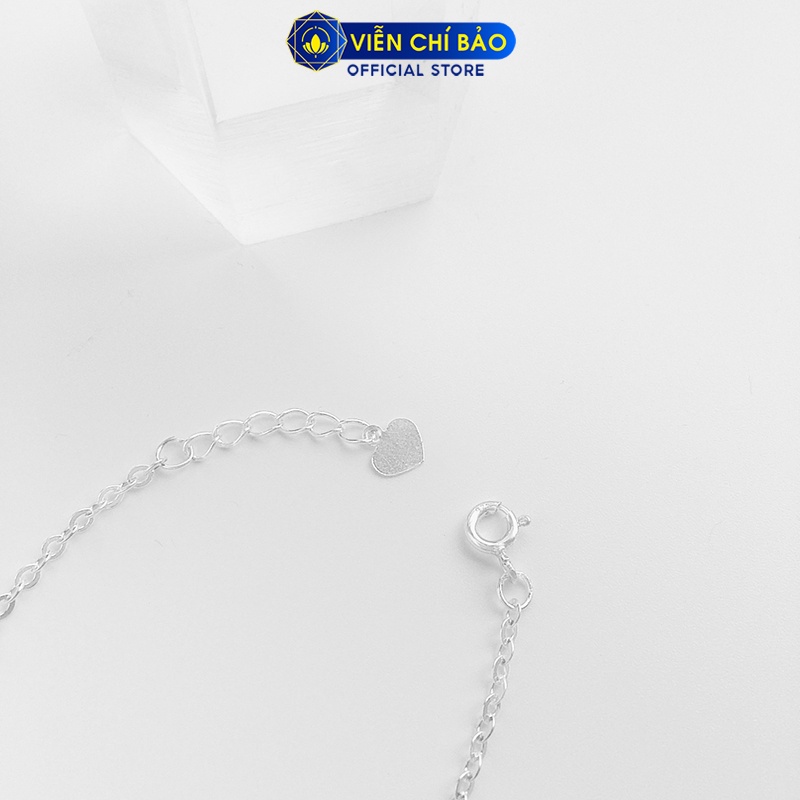 Lắc tay bạc nữ Cỏ bốn lá may mắn chất liệu bạc 925 thời trang phụ kiện trang sức nữ Viễn Chí Bảo L400106x