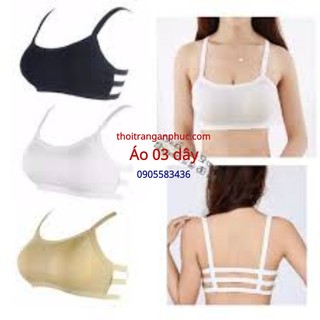 Combo 06 áo lót áo ngực học sinh 03 dây có mút nhẹ thông thoáng co giãn