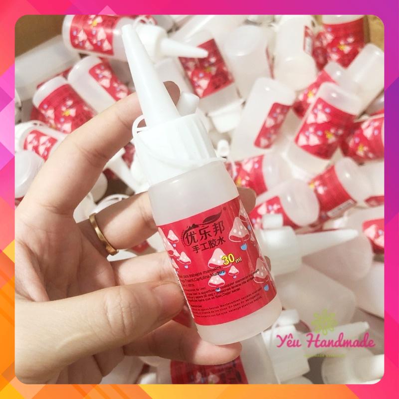 Keo dán vải 30ml - dán mắt thú len