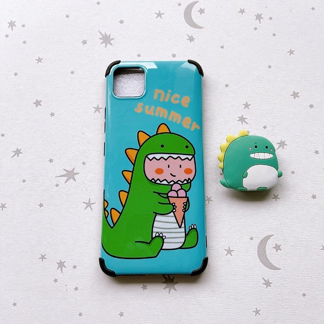 Ốp idm Hàn Quốc Oppo Realme C11 kèm Pop siêu đẹp