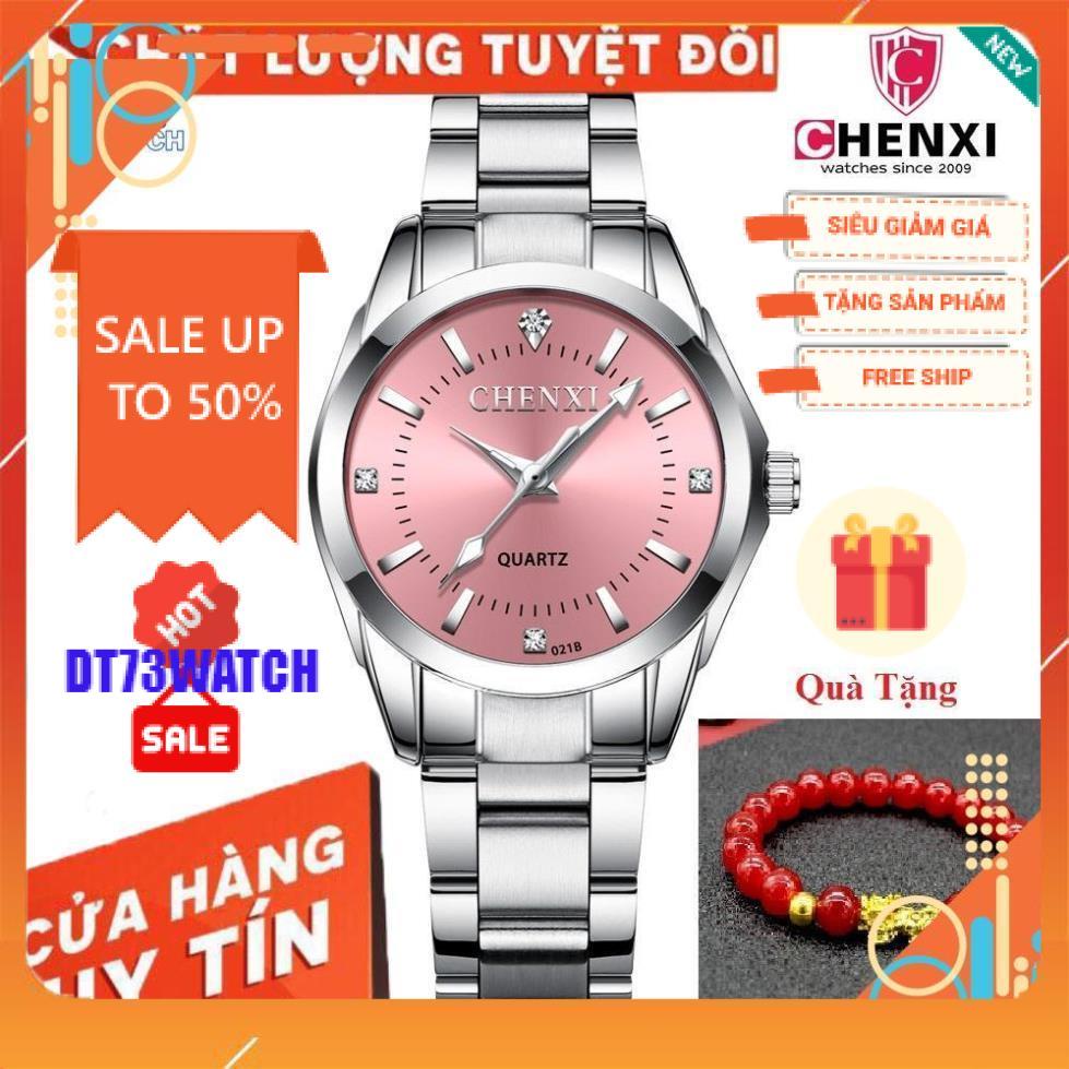 Đồng Hồ Nữ CHENXI Giá Rẻ Dây Kim Loại Cao Cấp Mặt Đồng Hồ Đính Đá Đẹp,Chống thấm nước,Bảo hành 12
