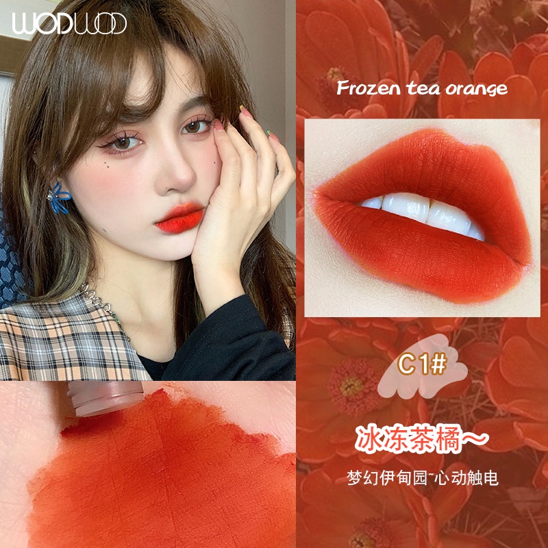 [Hàng mới về] Son lì Wodwod chất son mềm mịn như nhung màu trắng đào | BigBuy360 - bigbuy360.vn