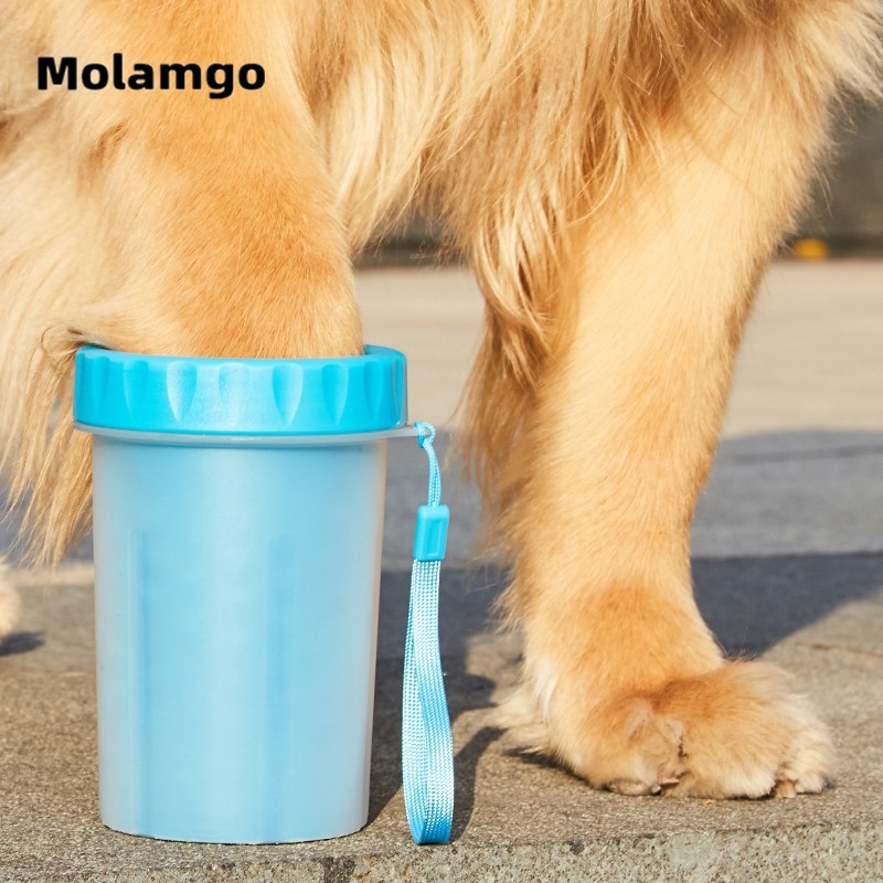 MOLAMGO  Cốc Đựng Nước Làm Sạch Chân Cho Thú Cưng
