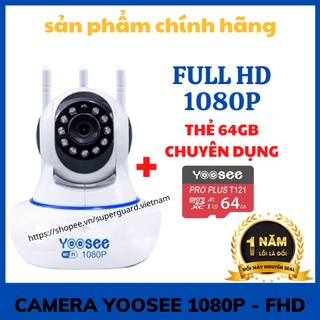 Camera wifi yoosee 2.0mpx hd1080p - 3 anten