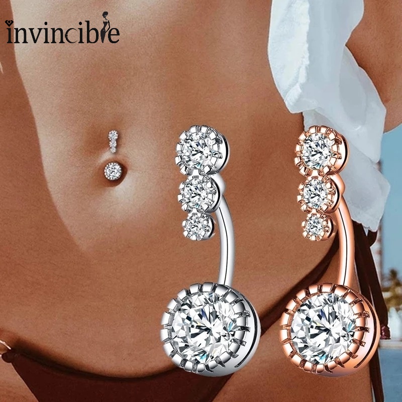 Khuyên Rốn Đính Đá Lấp Lánh Gợi Cảm Cho Nữ