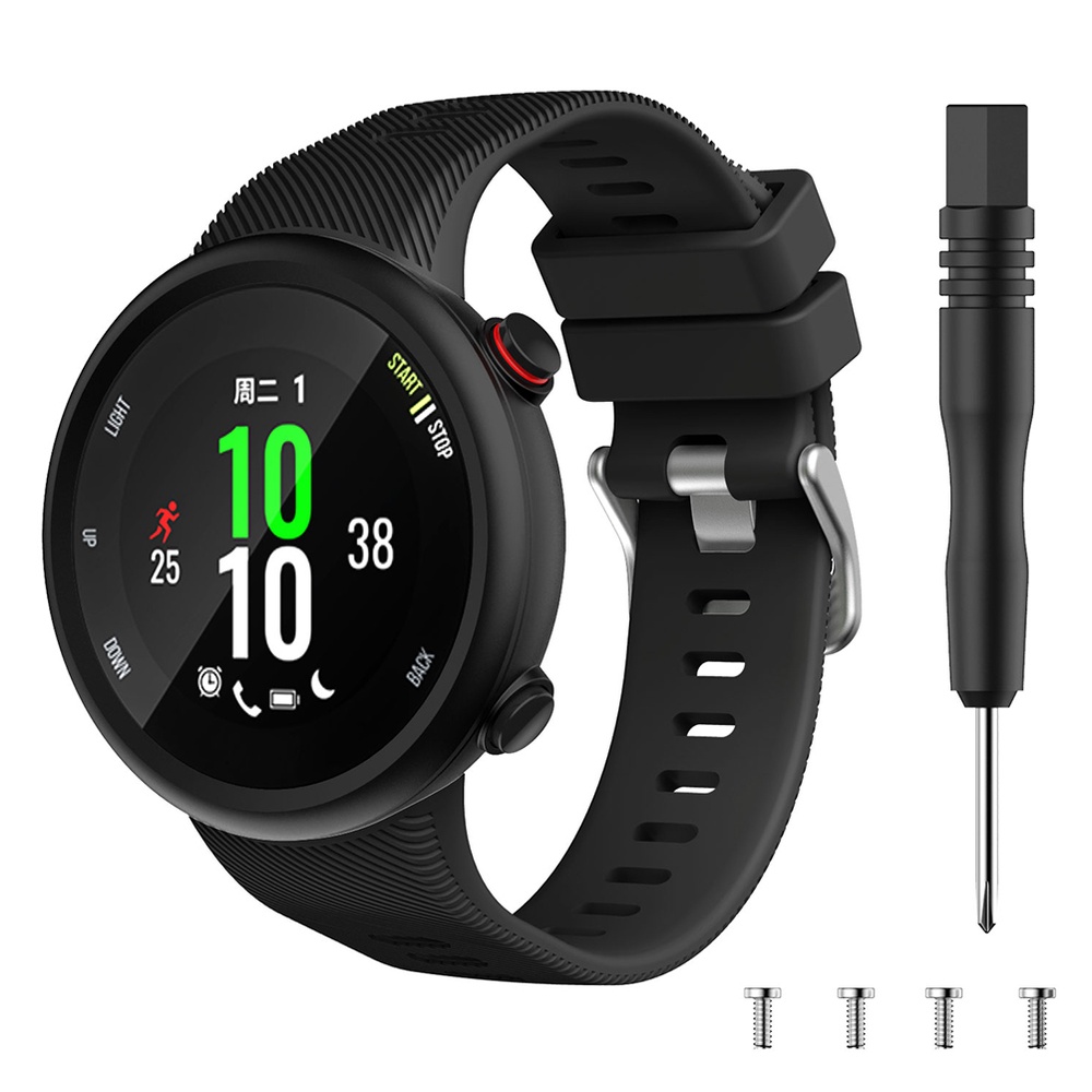 Dây Đeo Silicone Thay Thế Cho Đồng Hồ Thông Minh Garmin Forerunner 45 Garmin bơi 2