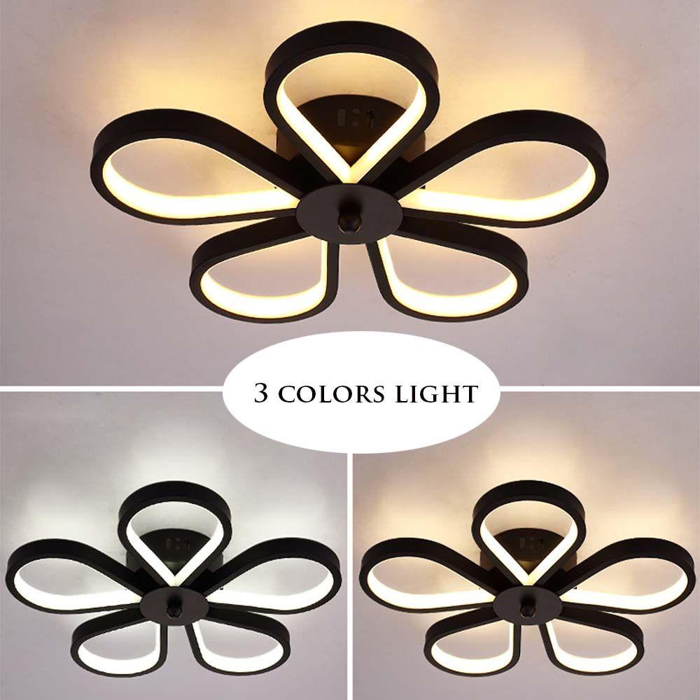 Đèn Trần LED 5 Đầu Màu Đen Cho Phòng Ngủ