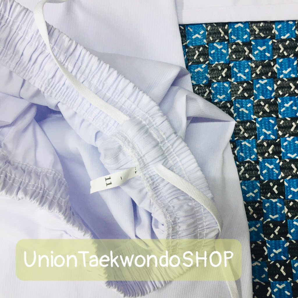 Đồ Võ Taekwondo KWON BASIC Cổ Đen x UnionTaekwondoSHOP dobok