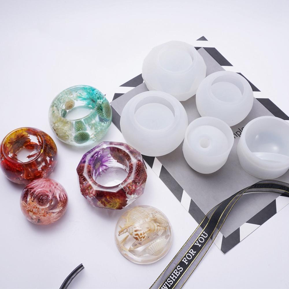 Khuôn Silicone Làm Đế Lót Ly Hình Chậu Cây DIY