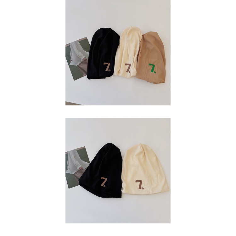 Mũ Trùm Đầu Phong Cách Đường Phố Hàn Quốc Mới Với 7 Màu Be Dễ Phối Đồ
