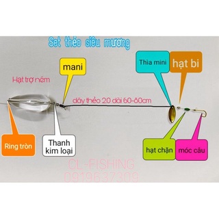 Thìa mini chuyên cho câu mương, fly