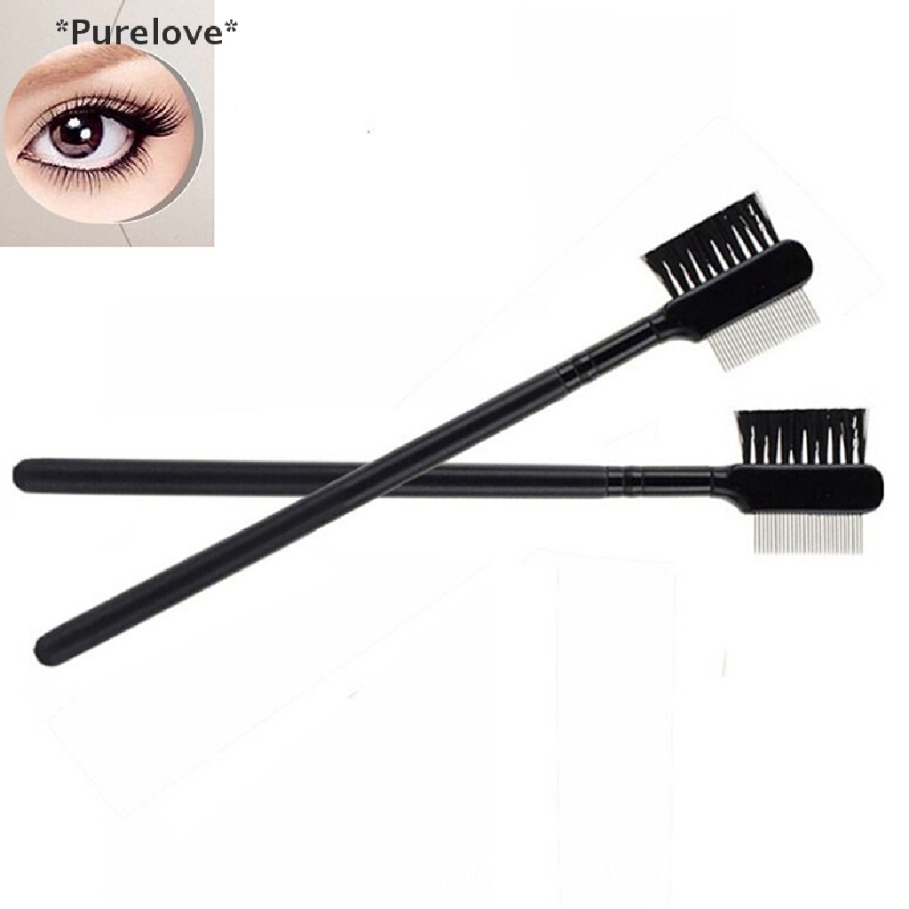 1 Lược Chải Lông Mày Và Lông Mi Chất Liệu Thép Không Gỉ