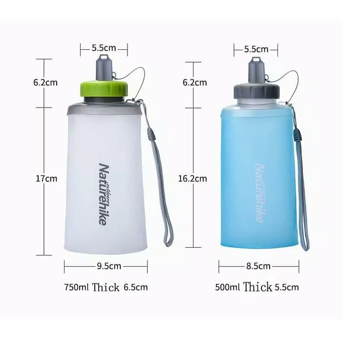 SALOMON Naturehike Bình Đựng Nước 750ml Có Thể Gấp Gọn Tiện Dụng