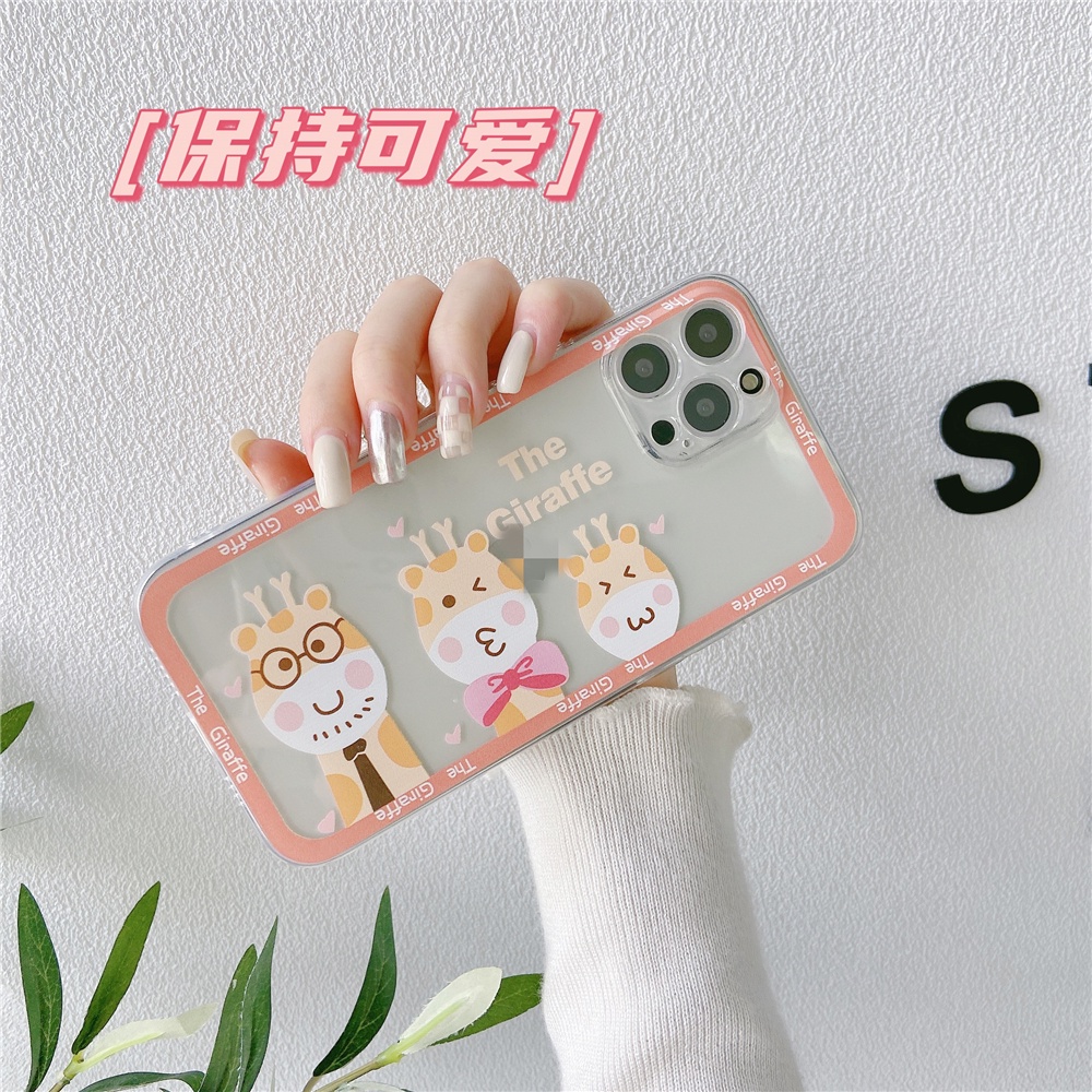 Ốp điện thoại mềm trong suốt hình gấu cho Realme C21 C21Y 8 Pro 5 5i 6i C3 C15 V13 V15 OPPO A9 A5 A53 2020 A3S A15 A16 A54 A74 A94 A5S A12 C11 C2 C1 C11