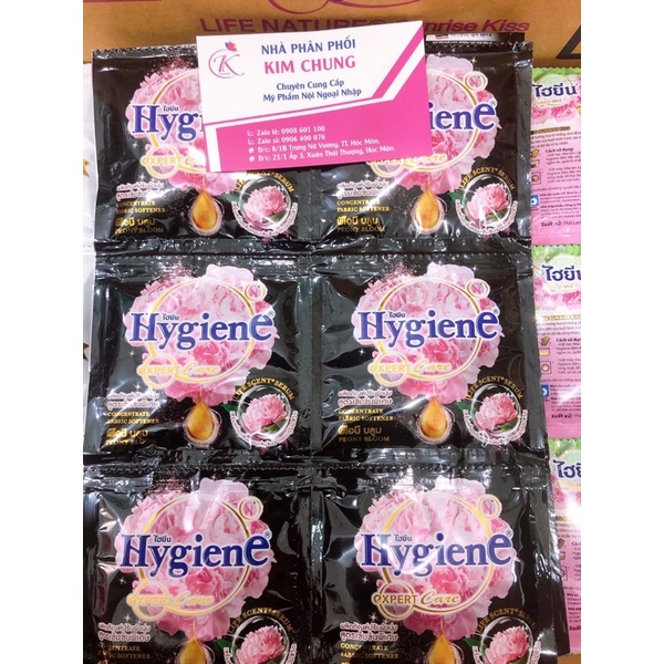 Dây 12 gói ❤️ Nước xả vải tinh dầu Hygien Thái xả quần áo