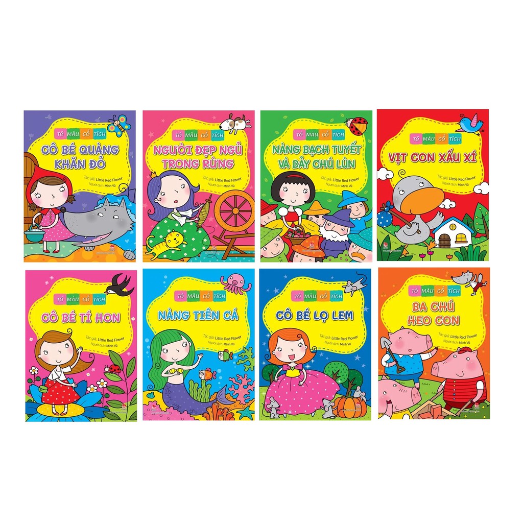 SÁCH - Combo Tô màu cổ tích  - NXB Kim Đồng