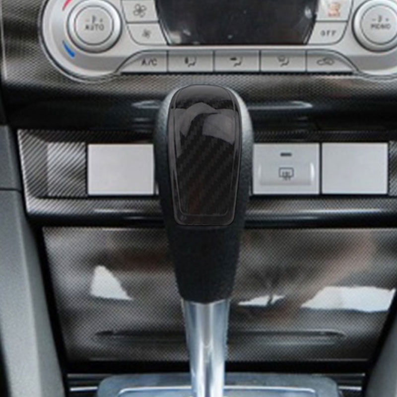 Miếng Dán Trang Trí Đầu Cần Gạt Số Bằng ABS Crom Cho Ford Focus 2 MK2 2005-2012 Fiesta 2009-2012 AT