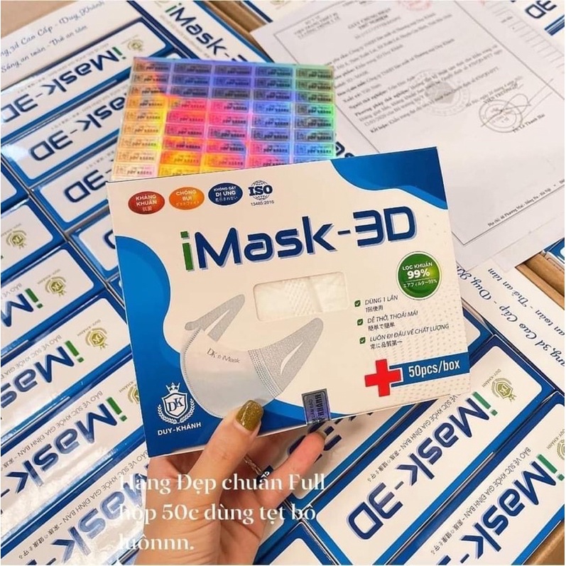 KHẨU TRANG 3D MÁH HỘP 50 CÁI | BigBuy360 - bigbuy360.vn