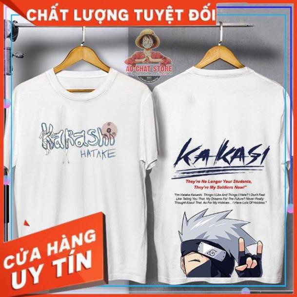 (VIDEO HOT) Áo thun Naruto Kakashi siêu đẹp - Áo Kakashi Naruto cực độc NT15 Unisex 100% Cotton