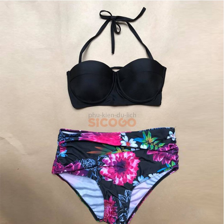 Áo tắm bikini thể thao lưng cao Sicogo | BigBuy360 - bigbuy360.vn