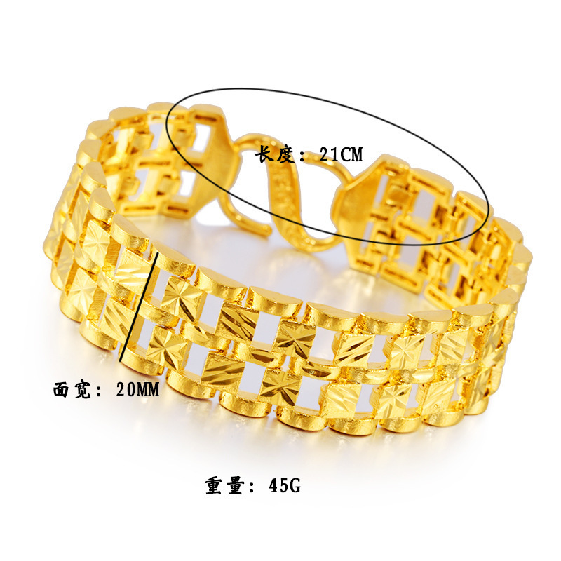 Đồng Hồ Nam Mạ Vàng 24k 999