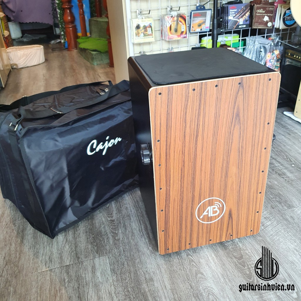 Trống cajon AB có tay vặn chỉnh SNARE- Kèm bao đựng chống nước và miếng lót mông 100k - Bảo hành 1 năm