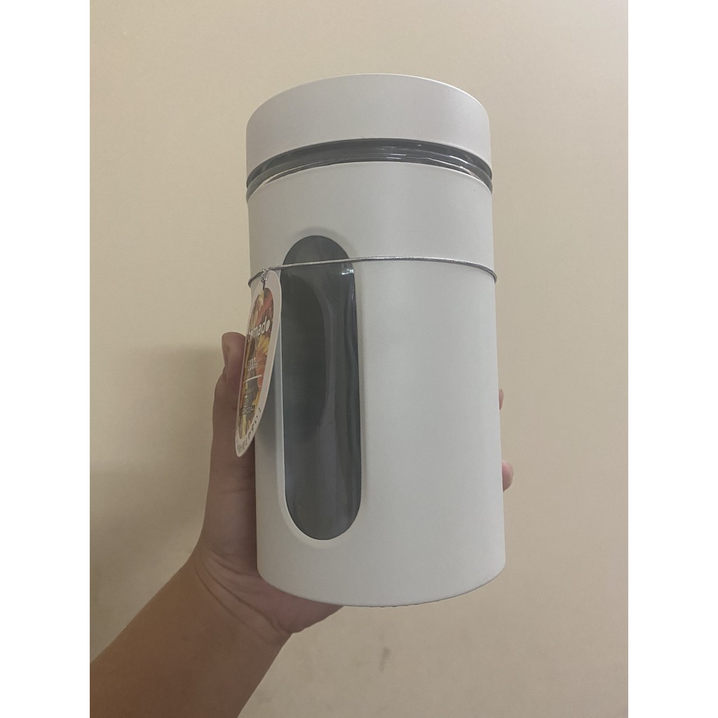 [Hỏa tốc HCM] Hũ thủy tinh đựng thực phẩm Pearl Metal 1L Nắp kín muối dưa cà Nhật Bản