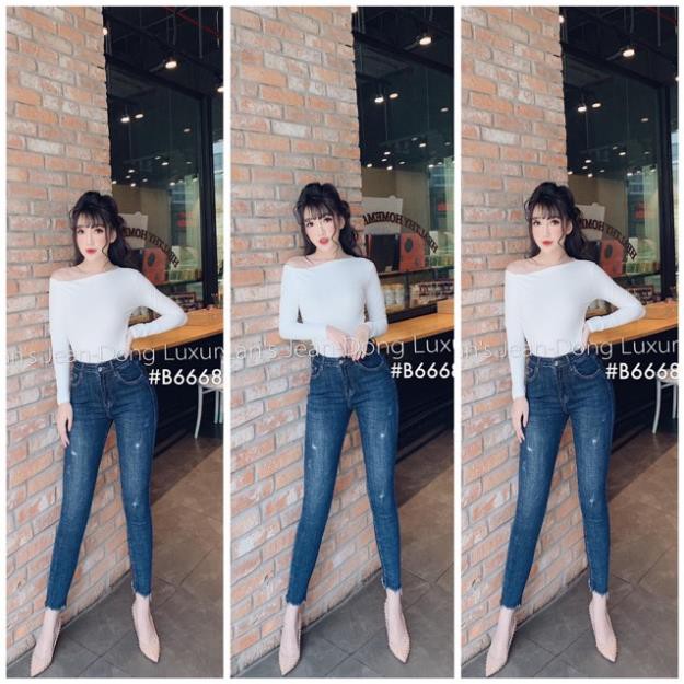 QUẦN JEAN 9 TẤC RÁCH BIG SIZE 56-90 KG . ! ྇