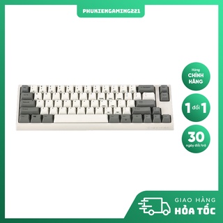 Bàn Phím Cơ Có Dây Leopold FC660C White Grey Silent Topre Switch Hàng Chính Hãng