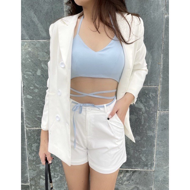 Áo Bra Dây Cột Eo Sẵn Mút Ngực Sofm