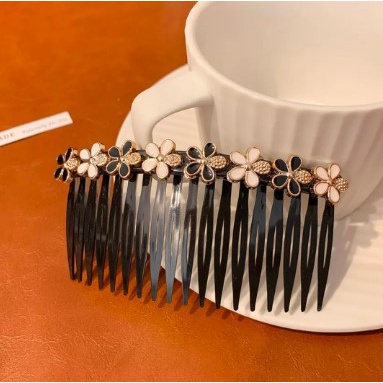 Lược cài mái đính hoa đính hạt sang trọng Filibra, phụ kiện tóc nữ CT043