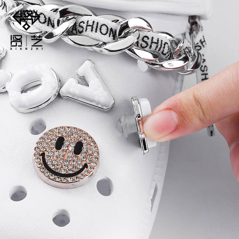 sticker dép crocsBộ 9 Phụ Kiện Trang Trí Giày Dép Hình Cá Sấu