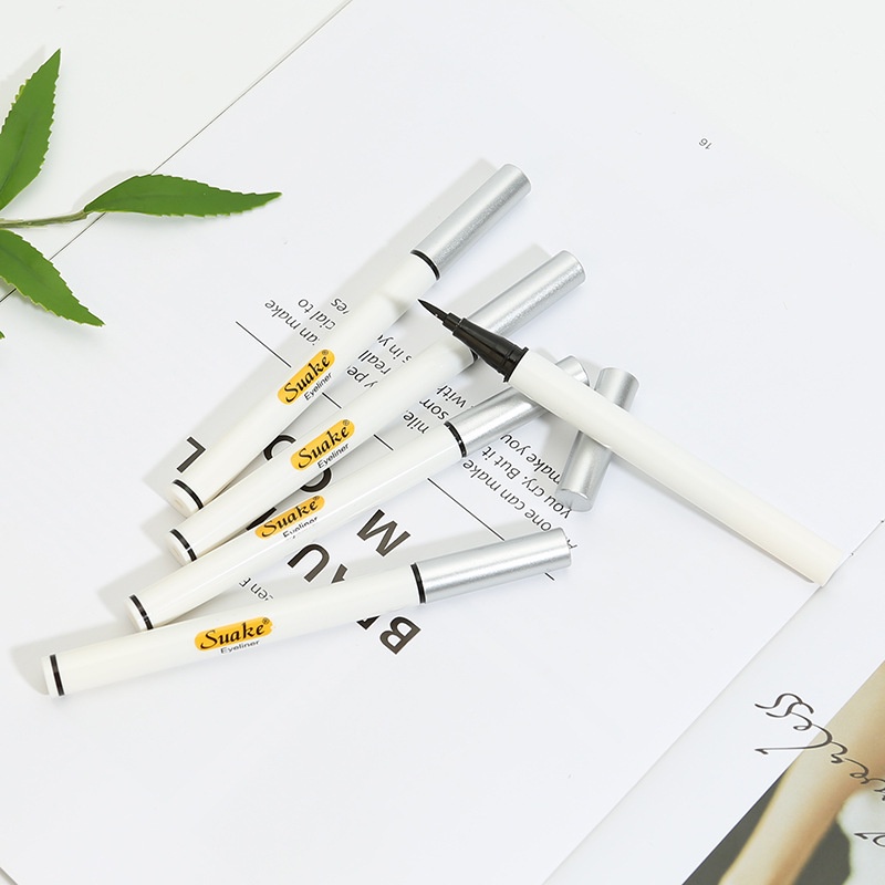 Bút kẻ mắt nước dạ đen nâu lâu trôi không lem nhoè nhanh khô chống thấm nước đầu mảnh bền màu kẻ mắt nội địa trung KM03