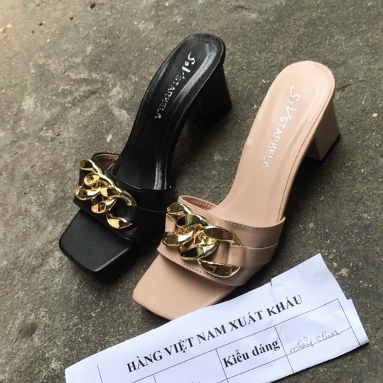 Dép Nữ  5 Phân Chất Da Mềm Đế Cao Su Bền Êm Size 35 - 39