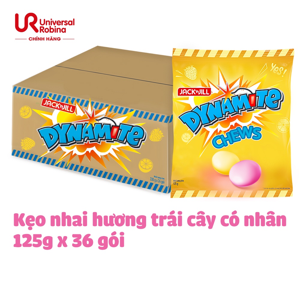 Kẹo Mềm Dynamite Chew hương trái cây 125g